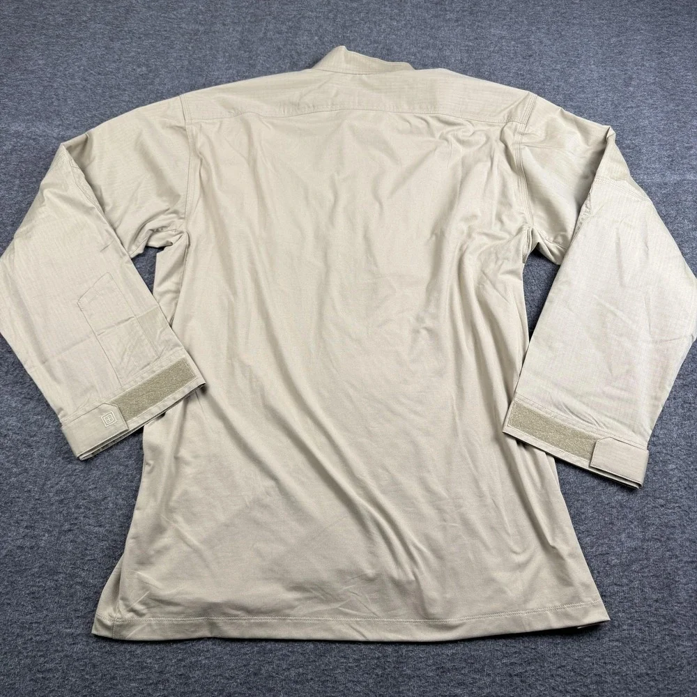 5.11 Tactical Shirt Mens XL Beige Stryke TDU Rapid LS Combat Military‎ Tactical